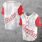 Customize Name Canada Flag Coat of Arms White 3D Baseball Jersey Size S-5XL
