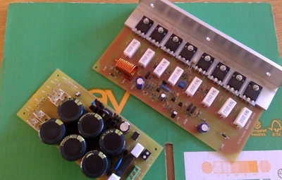 EBB 500 Mosfet Verstärker Mono Kit beinhaltet Netzteil & Schaltplan Projekt Disco - Bild 1 von 3