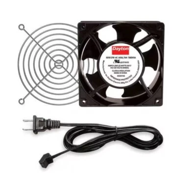 Kit de ventilador axial de CA Dayton 786Ew6 sellado, 3 1/2” 120 V CFM:95 Foto 1 de 2