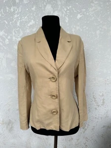 Moschino CheapandChic Blazer Mujer Beige Talla Usa 10 - Imagen 1 de 15