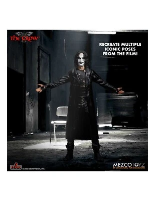 MEZCO TOYZ THE CROW EL CUERVO SET DE 2 FIGURAS PREMIUM DE LUJO 5 POINTS - Imagen 1 de 4