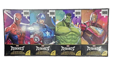 Juego de 4 rompecabezas Marvel Rivals 1.000 piezas Spider Man, Capitán América, Hulk,... Foto 1 de 4