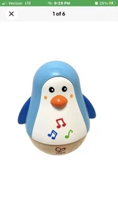 Hape Pinguin musikalisch wackeln Bauchzeit Spielzeug Entwicklung - Bild 1 von 2