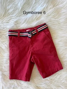Gymboree All Star Champ Prep Fit Shorts with Belt Size: 6 Adjustable Waist - Picture 1 of 1