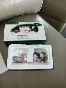 Abteilung 56 "Dorf Pfefferminzschild" #53114 Weihnachtszubehör mit Karton -M - Bild 1 von 2