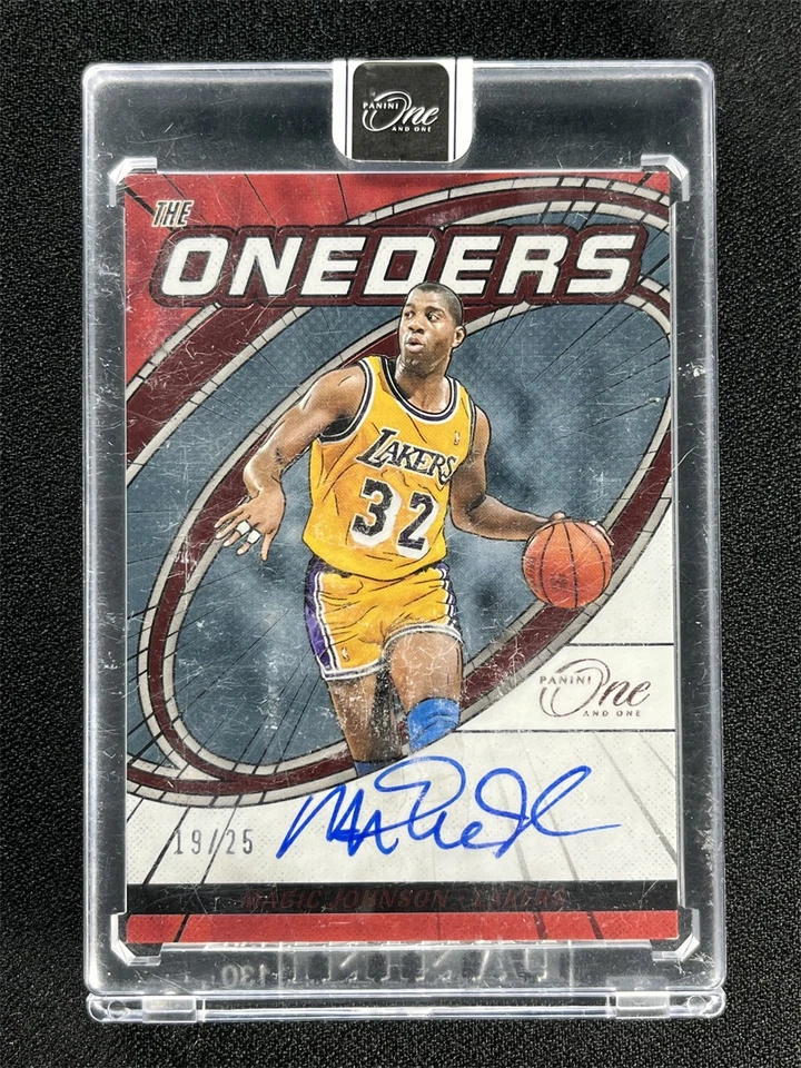 2023-24 Panini One And One Magic Johnson The Oneders Signatures Auto Lakers /25 - Image 1 of 3