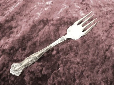 DE COLECCIÓN (Uva) 1 Tenedor de Ensalada/Postre 1847 Rogers Bros XS Triple SIN MONO FINO Foto 1 de 4