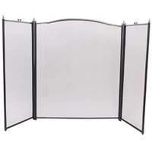 NUEVO HOMEBASIX 0345199 3 PANELES PLATA ANTIGUA ESTUFA CHIMENEA PANTALLA 31 X 52 Foto 1 de 1