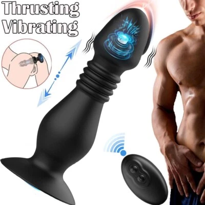 Anal Juguetes Sexuales Vibrador Para Hombres Empuje Próstata Masajeador Consolador Foto 1 de 4