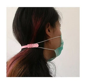 Ear Saver Pack of 5 PVC Clips to hold Face Mask elastic protects, ear guards  - Picture 1 of 5