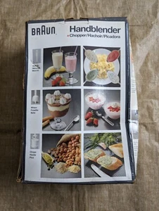Braun Stabmixer + Zerkleinerer Gourmet Edition MR 370 komplett im Karton - Bild 1 von 8