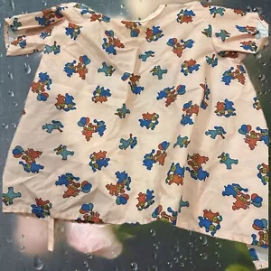 Toddler Pediatric Gown Top Scrub Top Dogs Costume Size Small - Picture 1 of 6