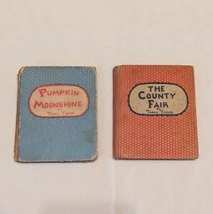 Tasha Tudor "The County Fair" & "Pumpkin Moonshine" Rare 1938 HC Books - Picture 1 of 9