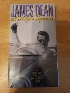 NOS Sealed Vintage Dean, James at High Speed [VHS]  Racing Documentary 