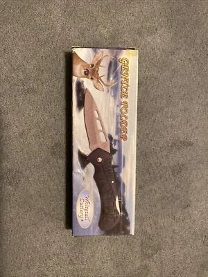 NAVAJA DE BOLSILLO 4,5" - CARPETA GENTAL - CUBIERTOS COLA BLANCA - ENVÍO GRATUITO Foto 1 de 4