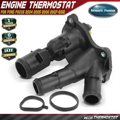 Thermostat Housing Assembly for Ford Focus 2004 2005 2006 2007 2008 2009-2012 - Image 1 of 4