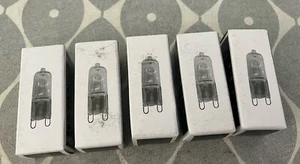 5 X G9 Halogen Capsule Light Bulbs 28w - Picture 1 of 7