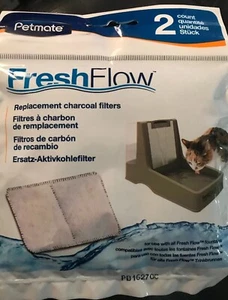 Petmate Filter Fresh Flow Replacement 2 Count pack 30 days each Cat - Picture 1 of 4