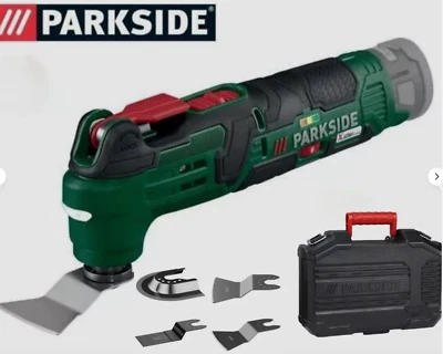 Parkside 12V Cordless Multi Purpose Tool + 4Ah Battery & Charger PAMFM 12 D4 -UK - Image 1 of 4