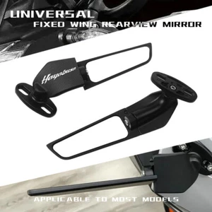 Universal Rearview Wind Adjustable Side Mirrors for SUZUKI HAYABUSA GSX1300R - Picture 1 of 10
