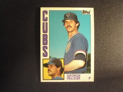 1984 Topps Traded Baseball George Frazier Card # 39T - Image 1 of 2