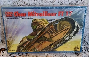 NEW SEALED CHAR MITRAILLEUR FT 17 FRENCH RENAULT 1:72 MODEL KIT RPM 72205 - Picture 1 of 8