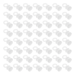 200pcs Drapery Rail Roller Plastic Window Carrier Traverse Slides - Picture 1 of 12