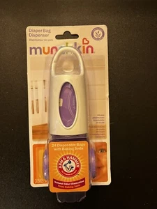 Arm and Hammer Change & Toss Diaper Bag Dispenser and 24 Count Bags, Purple - Picture 1 of 2