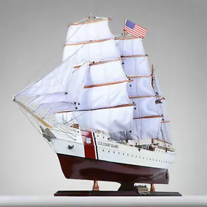 US-Küstenwache Adler Modellschiff 36" - komplett montiert, Museumsqualität Holz - Bild 1 von 9