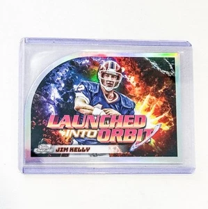 2024 Topps Chrome Jim Kelly Launched Into Orbit Insert LIO-19 Bills HOF QB - Picture 1 of 2