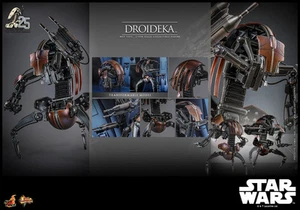 🔥 Figura 1/6 Hot Toys MMS755 Star Wars The Phantom Menace Droideka NUEVA 🔥 SIN USAR, EN CAJA ORIGINAL - Imagen 1 de 20