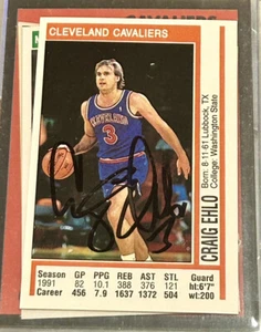 Craig Ehlo 1991-1992 Panini Album Sticker Signature Signed Autograph AUTO TTM - Picture 1 of 2