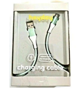 HEYDAY Micro USB Charging Cables for Android 6ft cable - Picture 1 of 1