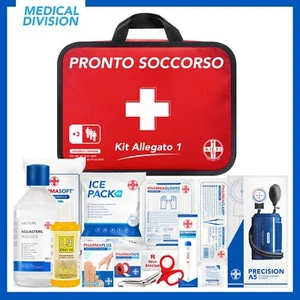 Cassetta medica di pronto soccorso (Borsa) con ALLEGATO 1 per aziende più 3 dip - Foto 1 di 7