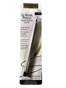 L'OREAL Le Kohl Pencil Smooth Defining Eyeliner Wood Pencil # 210 Onyx (1) - Picture 1 of 1