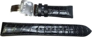 SEIKO Genuine Black Leather Band and Buckle 20mm L07Y017J9 for SARD005 SARD009 - Picture 1 of 4