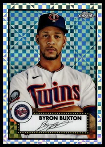 Byron Buxton X-Fractor 2021 cromo platino aniversario #291 - Imagen 1 de 2