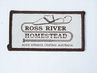 VINTAGE ROSS RIVER HOMESTEAD NT SOUVENIR EMBROIDERED PATCH WOVEN CLOTH SEW BADGE