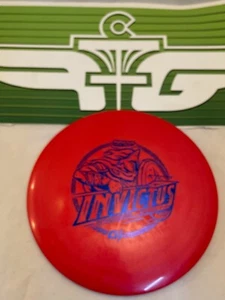 DISC GOLF INNOVA GSTAR INVICTUS OVERSTABLE DISTANCE DRIVER 175g RED BLUE FOIL - Picture 1 of 1