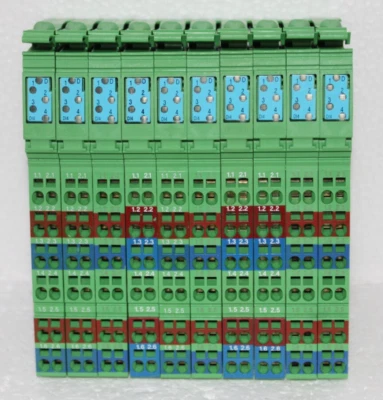 Lot of 10 Phoenix Contact IB IL 24 DI 4-PAC 2861234 Inline, Digital Input Module - Image 1 of 4