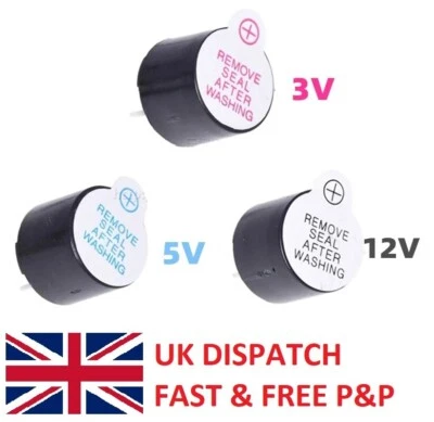 2pcs TMB-12A03/05/12 low voltage active buzzer 3V 5V 12V sounder speaker arduino - Image 1 of 4