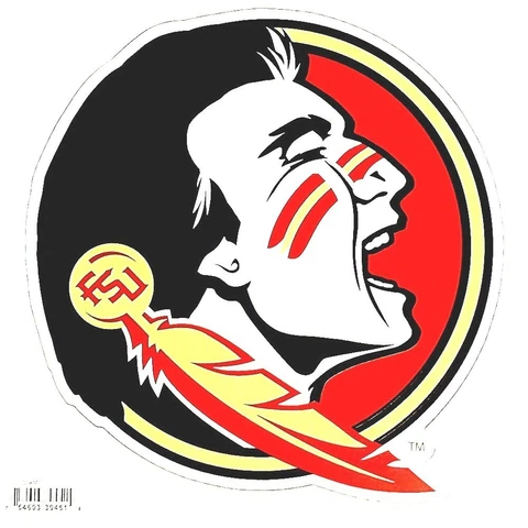 Florida State Seminoles 8" Magnet Outdoor Rated Vinyl Auto Fridge NCAA College Cover