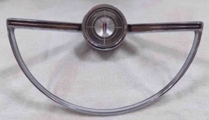 Chrome Horn Ring Steering Wheel Center 1965 1966 Ford Galaxie XL * C6AA-13A800-D - Bild 1 von 10