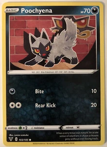 Pokemon Vivid Voltage Poochyena 103/185 Casi Nuevo/M - Imagen 1 de 1