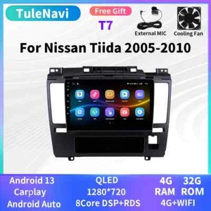 For Nissan Tiida 2005-2010 Stereo CarPlay Car Radio Screen GPS Multimedia Player - Picture 1 of 31