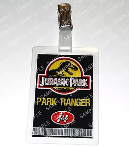 Jurassic Park Dinosaur Park Ranger Gift Cosplay Costume Prop Comic Con Halloween - Picture 1 of 1