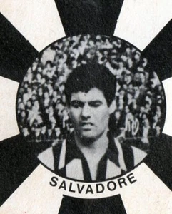 FIGURINA BAGGIOLI CACCIA AL CAMPIONE QUADRATE 1970-71 JUVENTUS SALVADORE - Picture 1 of 1