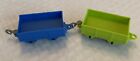 Thomas And Friends Track Master Cargo Cars 2019 Lot Of 2 Green/Blue