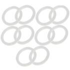 10 Pack Plastic Canning Jar Lids - Wide Mouth Rings & Gaskets