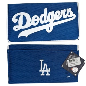 Los Angeles Dodgers LA MLB Mesh Organizer Wallet Clutch Womens Purse Blue - Picture 1 of 4